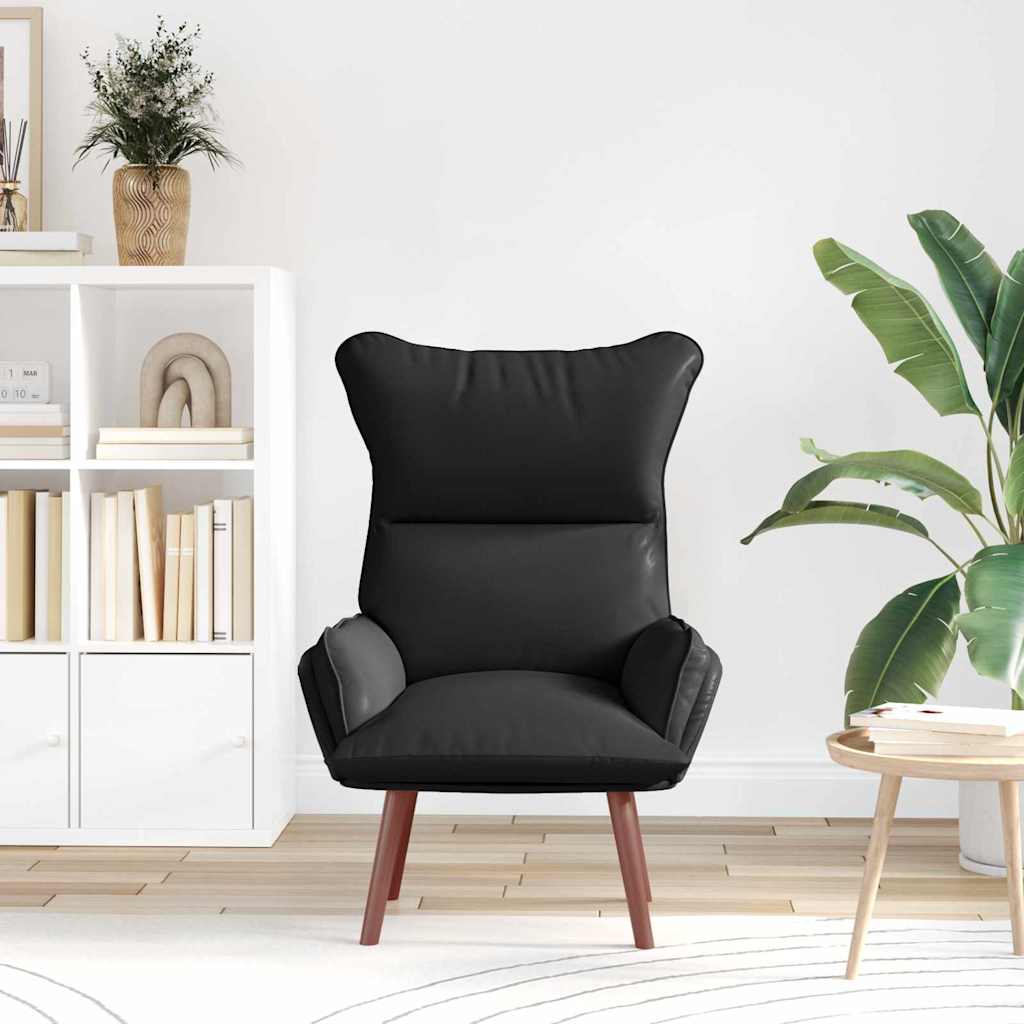Fauteuil Zwart 69 x 74 x 93 cm Kunstleer