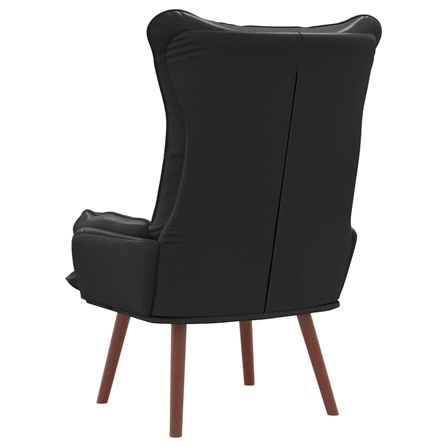 Fauteuil Zwart 69 x 74 x 93 cm Kunstleer