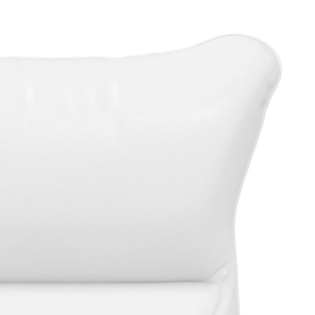 Fauteuil Wit 69 x 74 x 93 cm Kunstleer