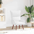 Fauteuil 69x74x93 cm wit kunstleer
