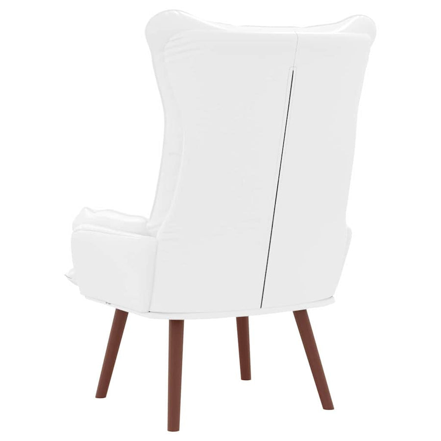 Fauteuil Wit 69 x 74 x 93 cm Kunstleer
