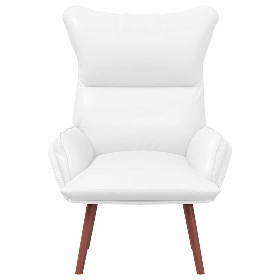 Fauteuil Wit 69 x 74 x 93 cm Kunstleer