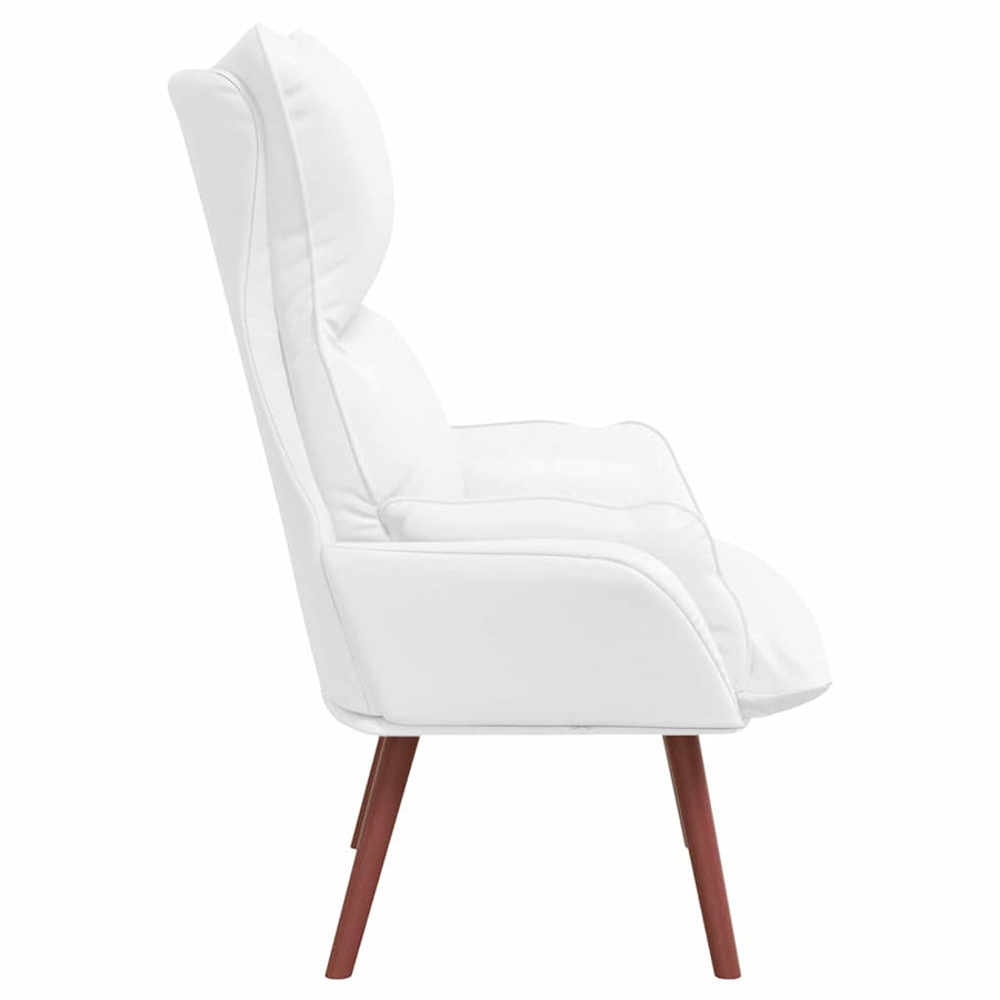 Fauteuil Wit 69 x 74 x 93 cm Kunstleer
