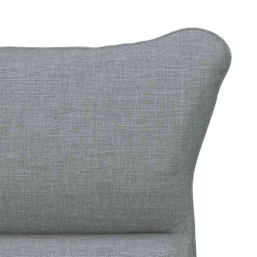 Fauteuil Lichtgrijs 69 x 74 x 93 cm Stof en multiplex