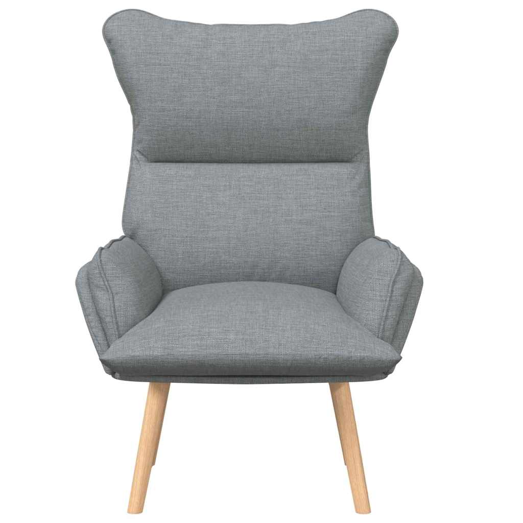Fauteuil Lichtgrijs 69 x 74 x 93 cm Stof en multiplex