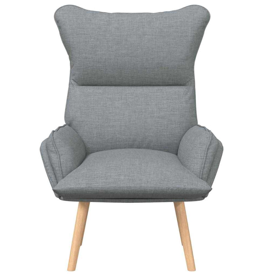 Fauteuil Lichtgrijs 69 x 74 x 93 cm Stof en multiplex