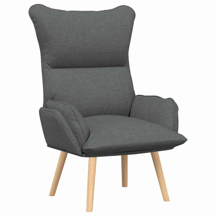 Fauteuil Donkergrijs 69 x 74 x 93 cm Stof en multiplex