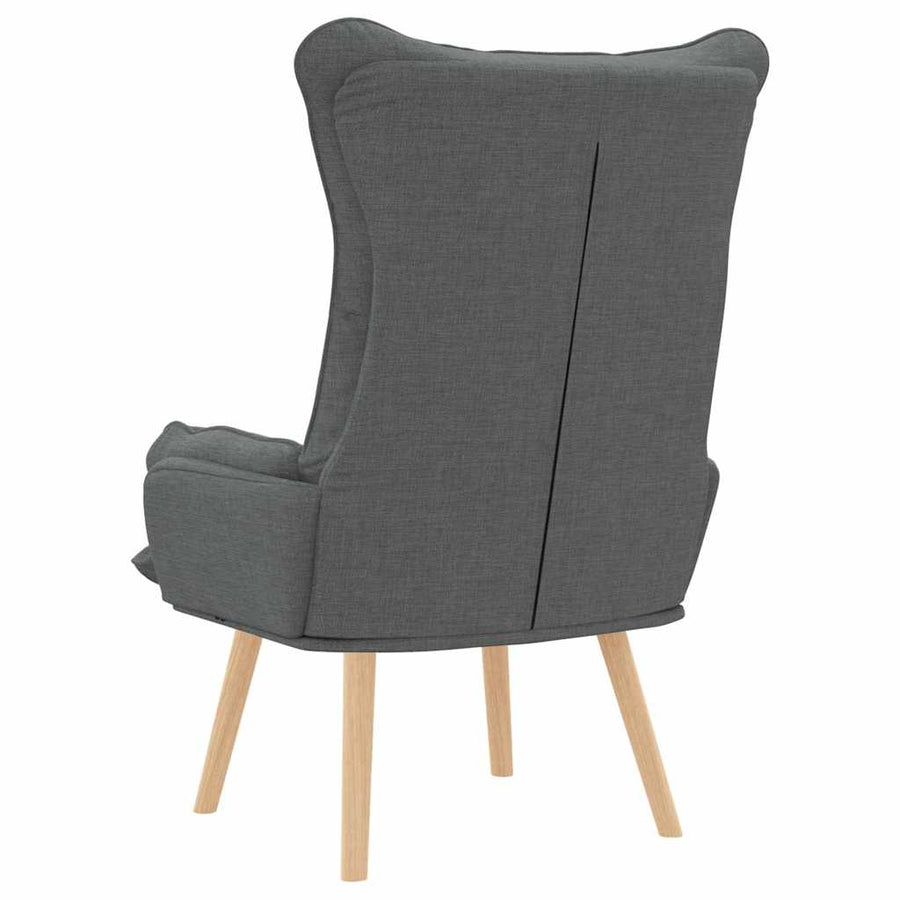 Fauteuil Donkergrijs 69 x 74 x 93 cm Stof en multiplex