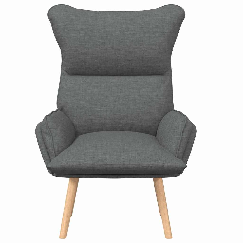 Fauteuil Donkergrijs 69 x 74 x 93 cm Stof en multiplex