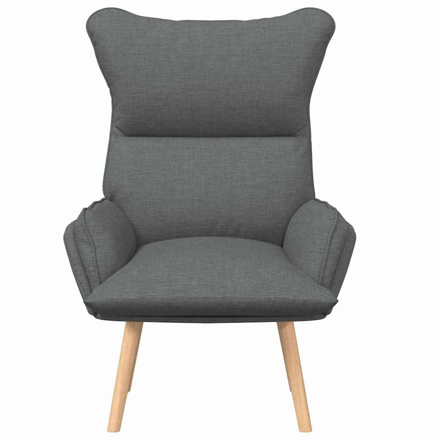 Fauteuil Donkergrijs 69 x 74 x 93 cm Stof en multiplex