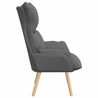 Fauteuil Donkergrijs 69 x 74 x 93 cm Stof en multiplex