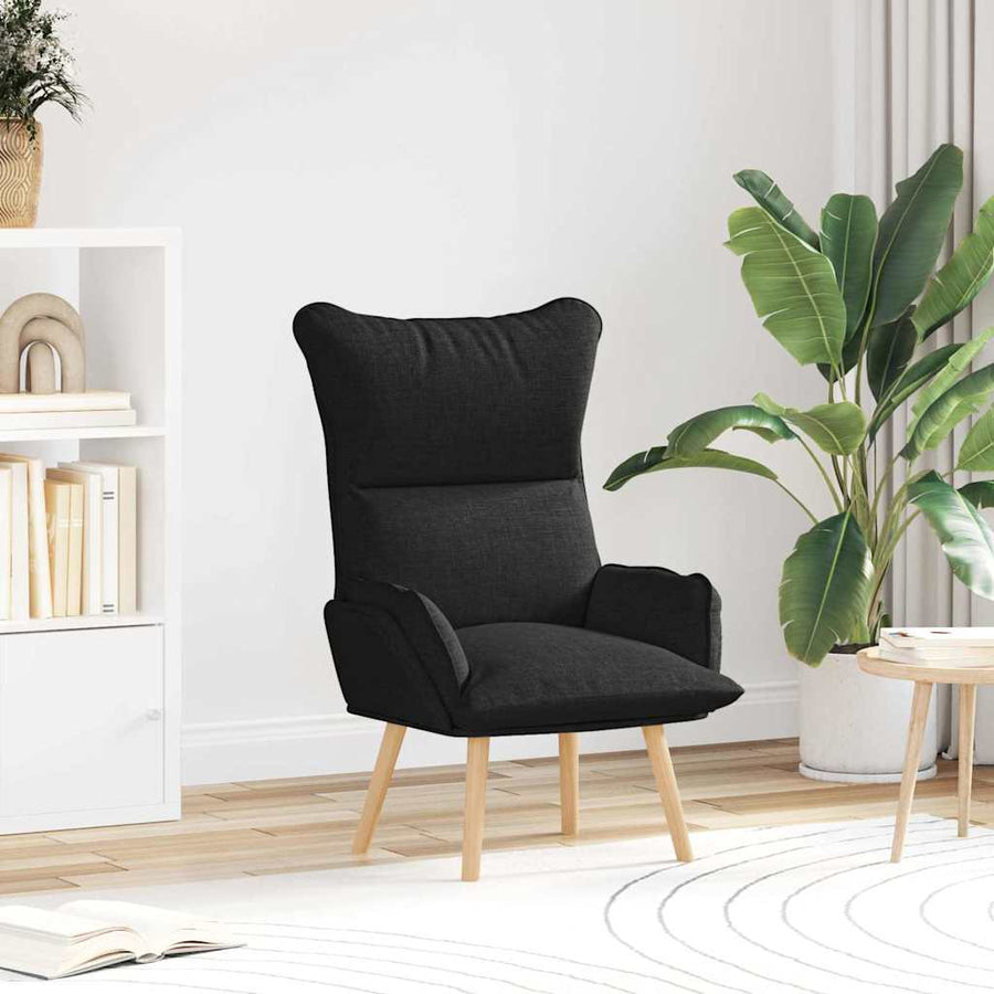 Fauteuil Zwart 69 x 74 x 93 cm Stof en multiplex