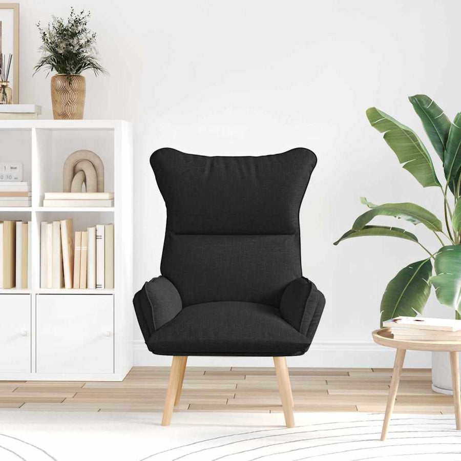 Fauteuil Zwart 69 x 74 x 93 cm Stof en multiplex