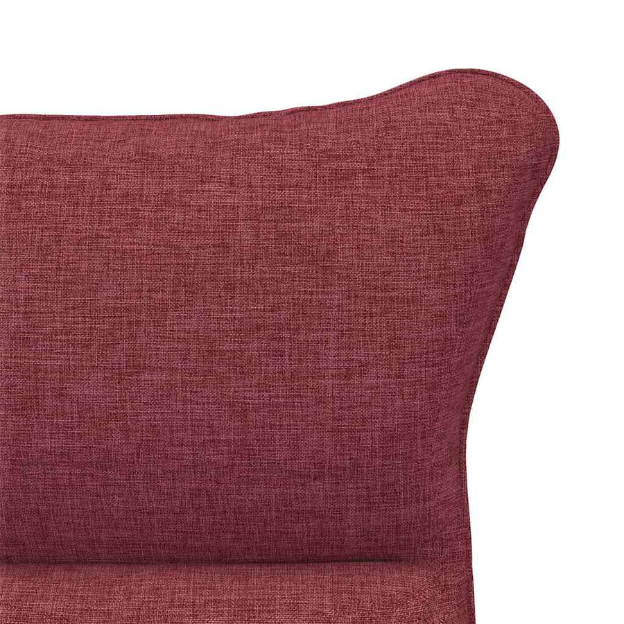 Fauteuil Wijnrood 69 x 74 x 93 cm Stof en multiplex