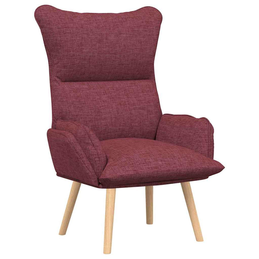 Fauteuil Wijnrood 69 x 74 x 93 cm Stof en multiplex