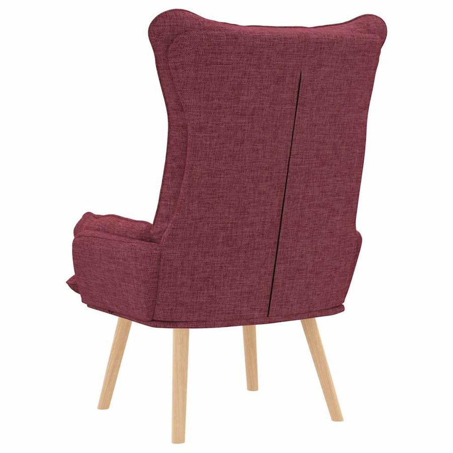 Fauteuil Wijnrood 69 x 74 x 93 cm Stof en multiplex