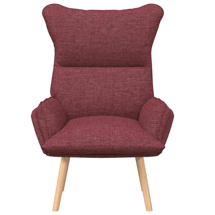 Fauteuil Wijnrood 69 x 74 x 93 cm Stof en multiplex