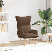 Fauteuil bruin 69x74x93 cm stof