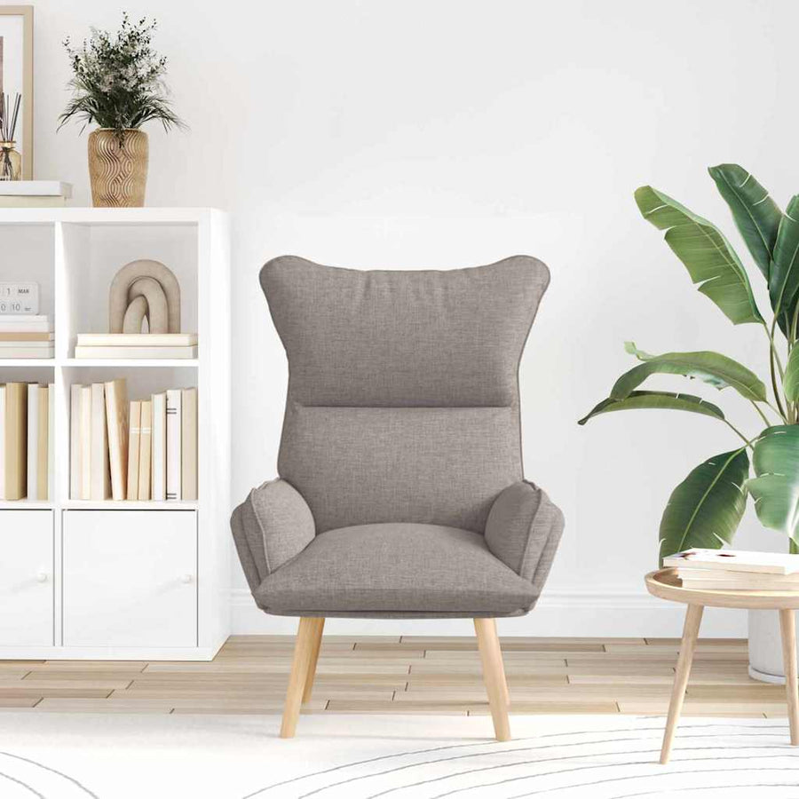 Fauteuil Taupe 69 x 74 x 93 cm Stof en multiplex