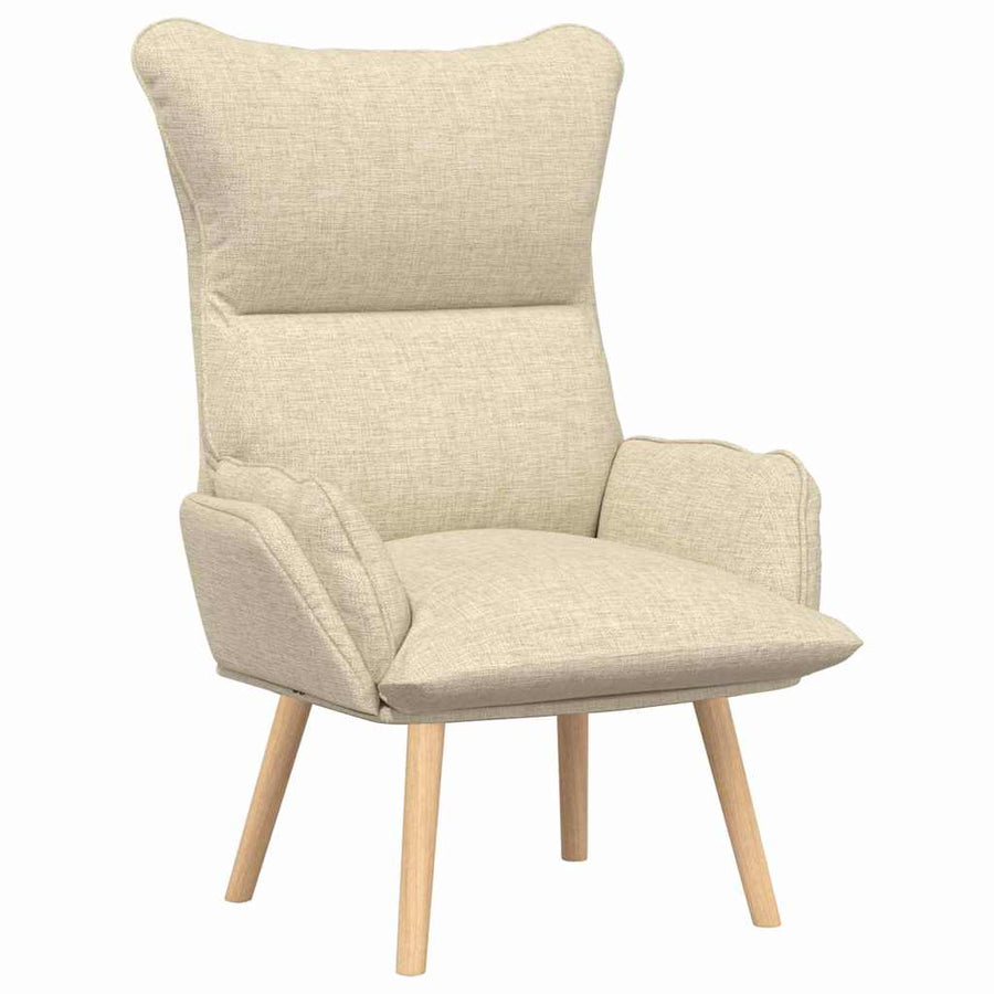 Fauteuil Crème 69 x 74 x 93 cm Stof en multiplex