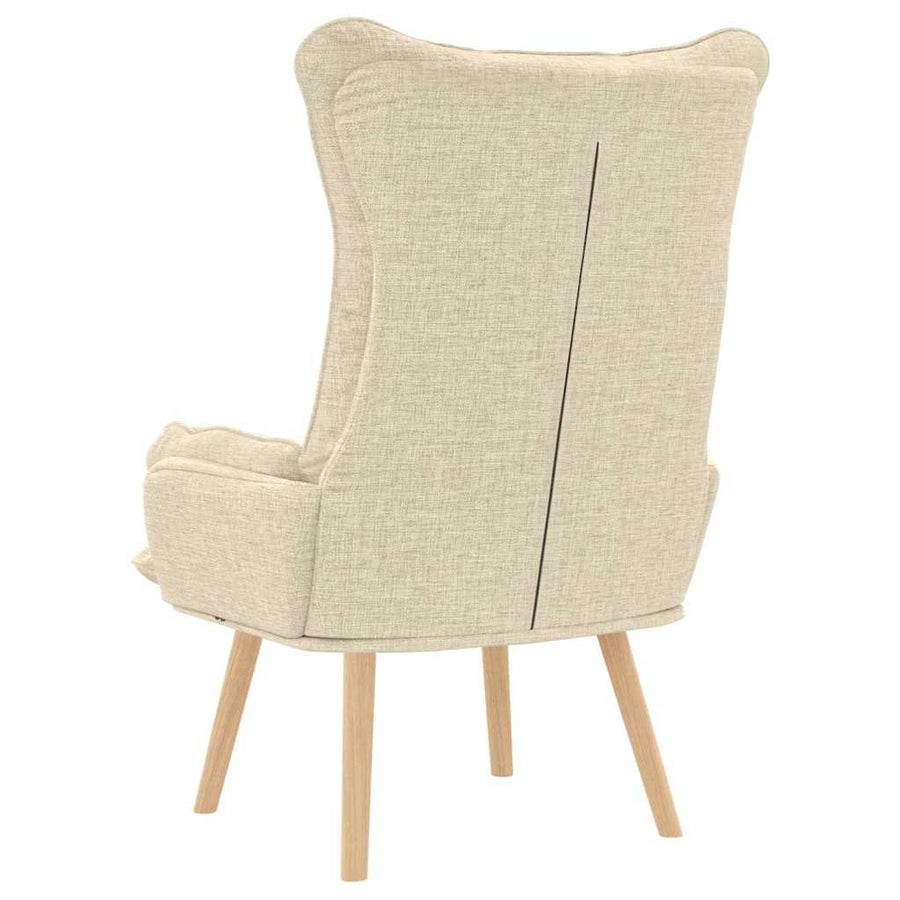Fauteuil Crème 69 x 74 x 93 cm Stof en multiplex