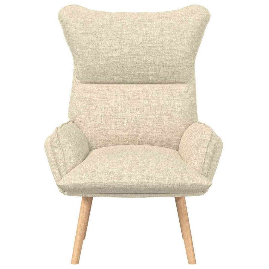 Fauteuil Crème 69 x 74 x 93 cm Stof en multiplex