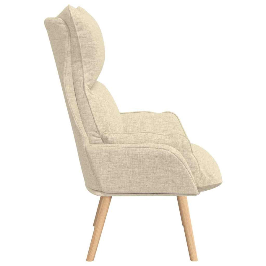 Fauteuil Crème 69 x 74 x 93 cm Stof en multiplex