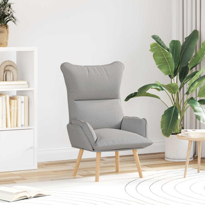 Fauteuil Wolkengrijs 69 x 74 x 93 cm Stof en multiplex