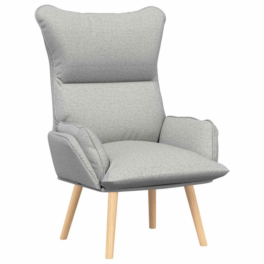 Fauteuil Wolkengrijs 69 x 74 x 93 cm Stof en multiplex