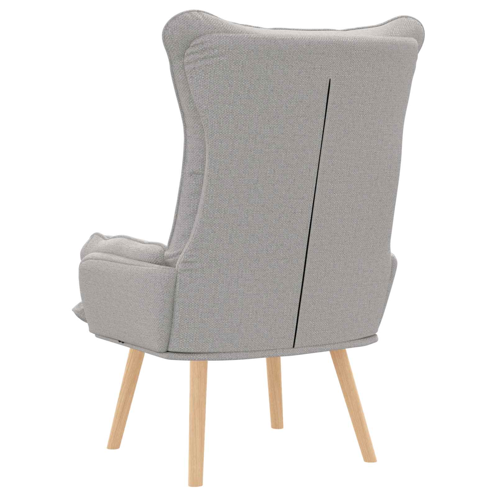 Fauteuil Wolkengrijs 69 x 74 x 93 cm Stof en multiplex