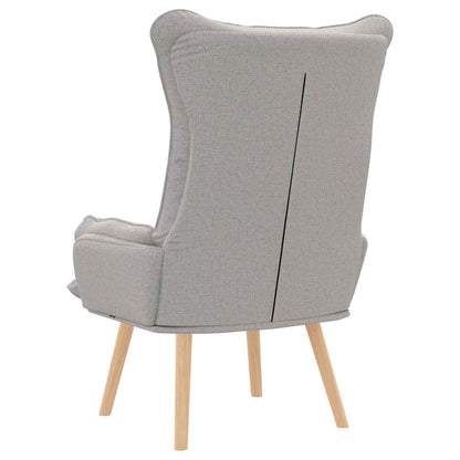Fauteuil Wolkengrijs 69 x 74 x 93 cm Stof en multiplex