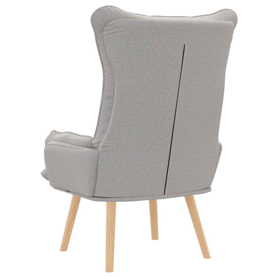 Fauteuil Wolkengrijs 69 x 74 x 93 cm Stof en multiplex