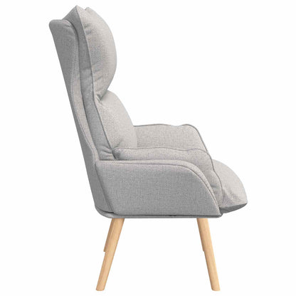 Fauteuil Wolkengrijs 69 x 74 x 93 cm Stof en multiplex