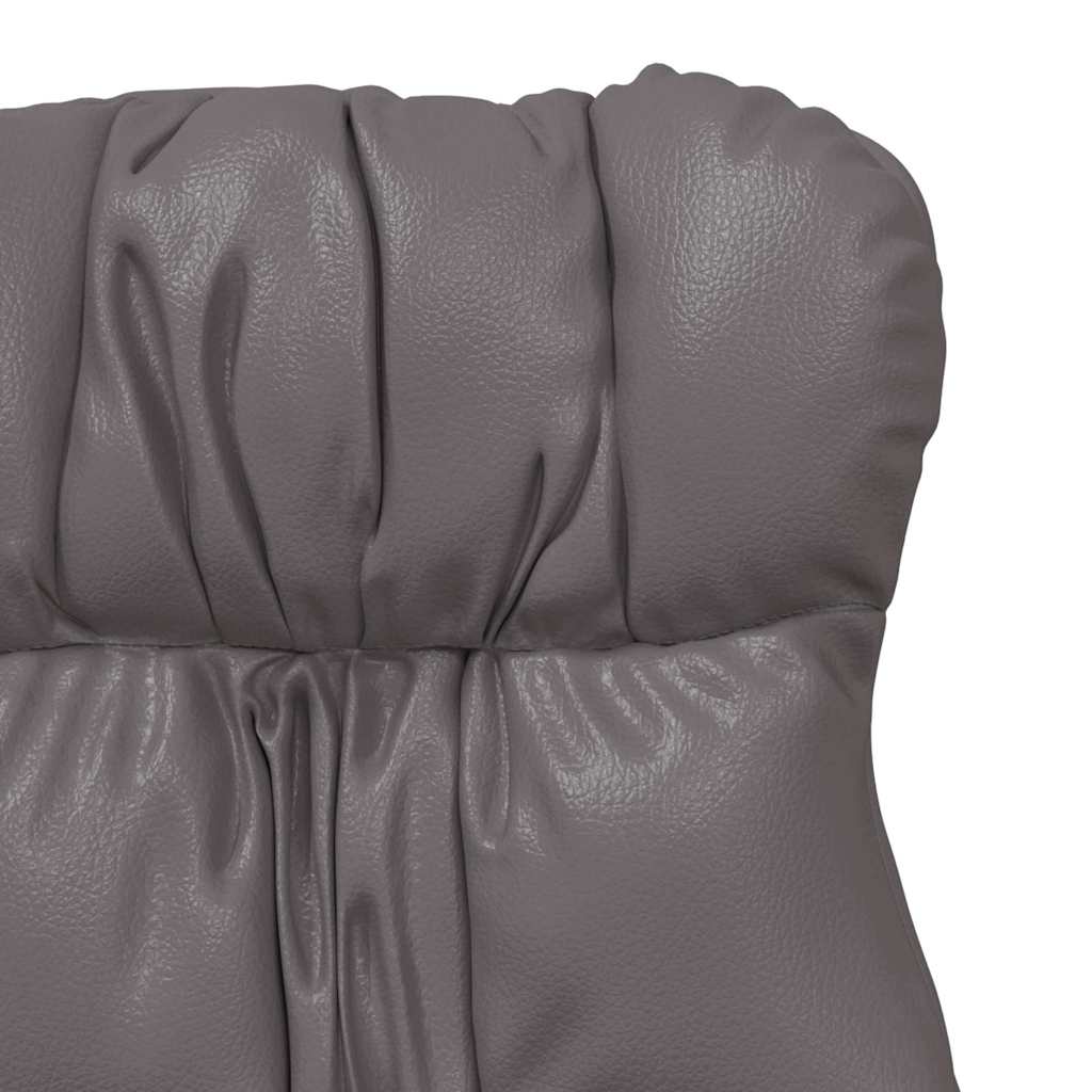 Fauteuil Grijs 69 x 74 x 93 cm Kunstleer
