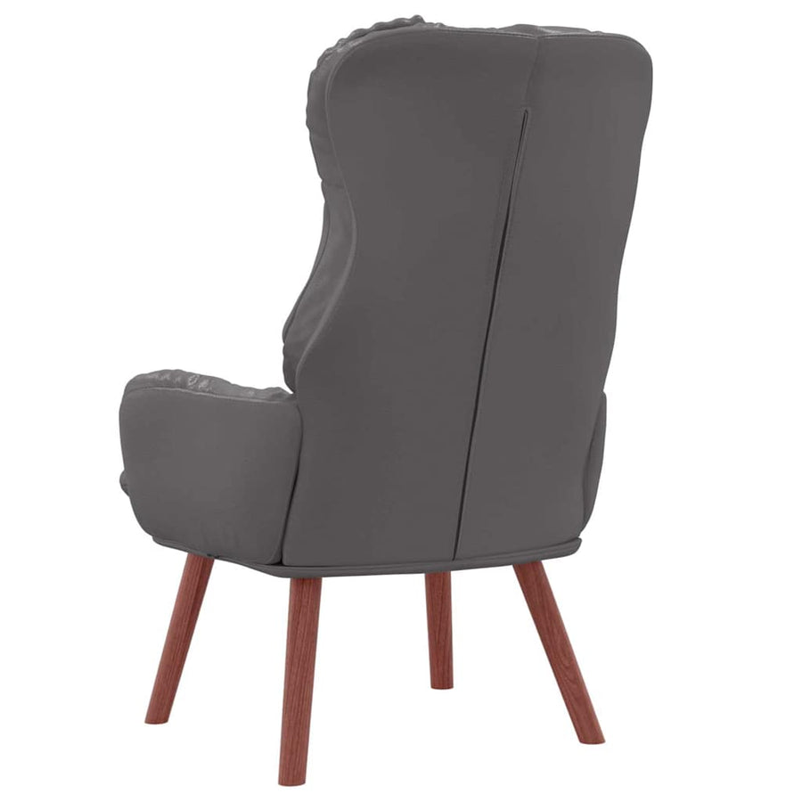 Fauteuil Grijs 69 x 74 x 93 cm Kunstleer