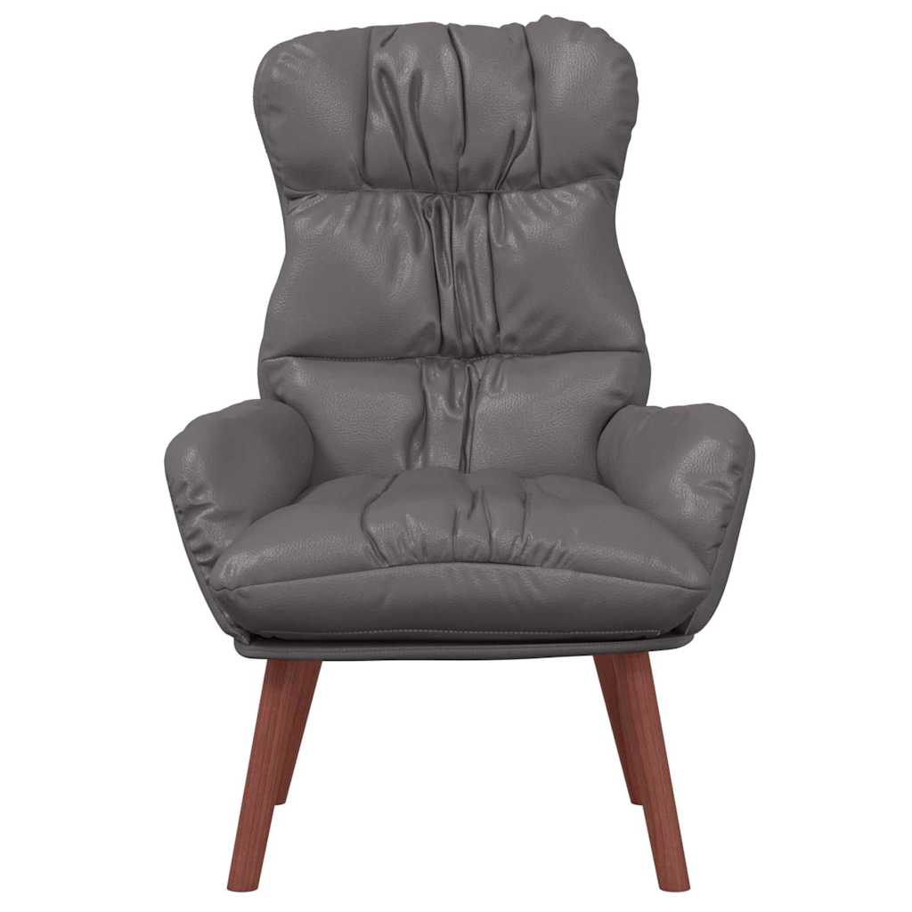 Fauteuil Grijs 69 x 74 x 93 cm Kunstleer