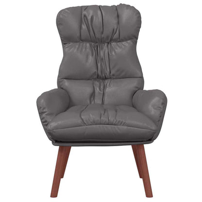 Fauteuil Grijs 69 x 74 x 93 cm Kunstleer