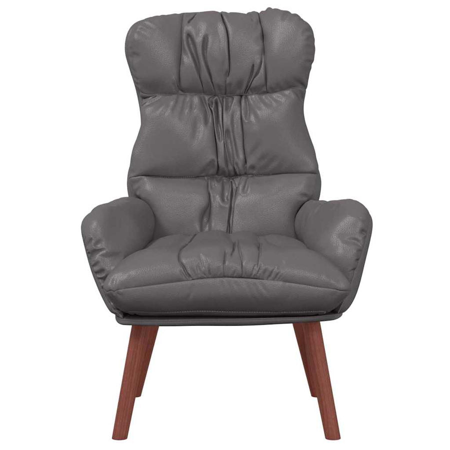 Fauteuil Grijs 69 x 74 x 93 cm Kunstleer