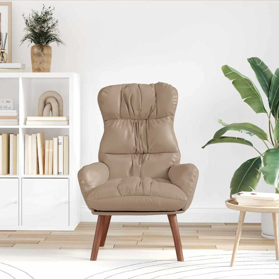 Fauteuil Cappuccino 69 x 74 x 93 cm Kunstleer