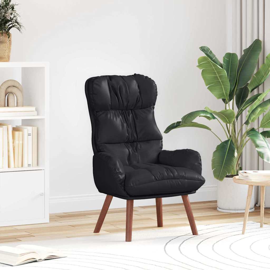 Fauteuil Zwart 69 x 74 x 93 cm Kunstleer