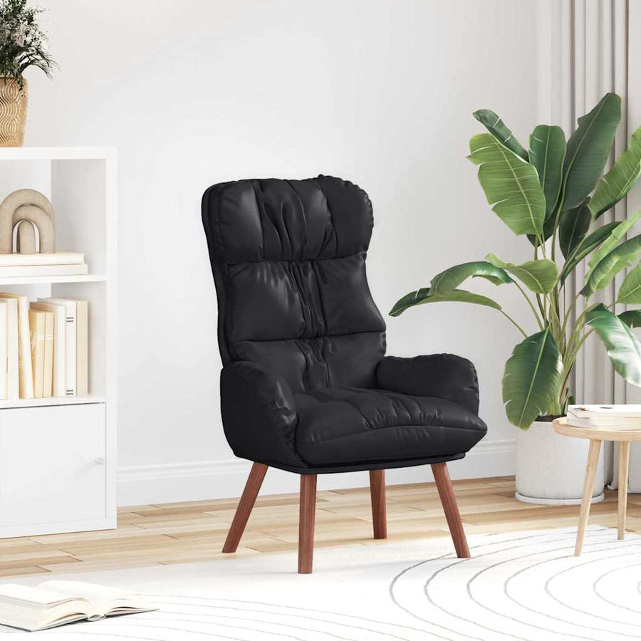 Fauteuil Zwart 69 x 74 x 93 cm Kunstleer