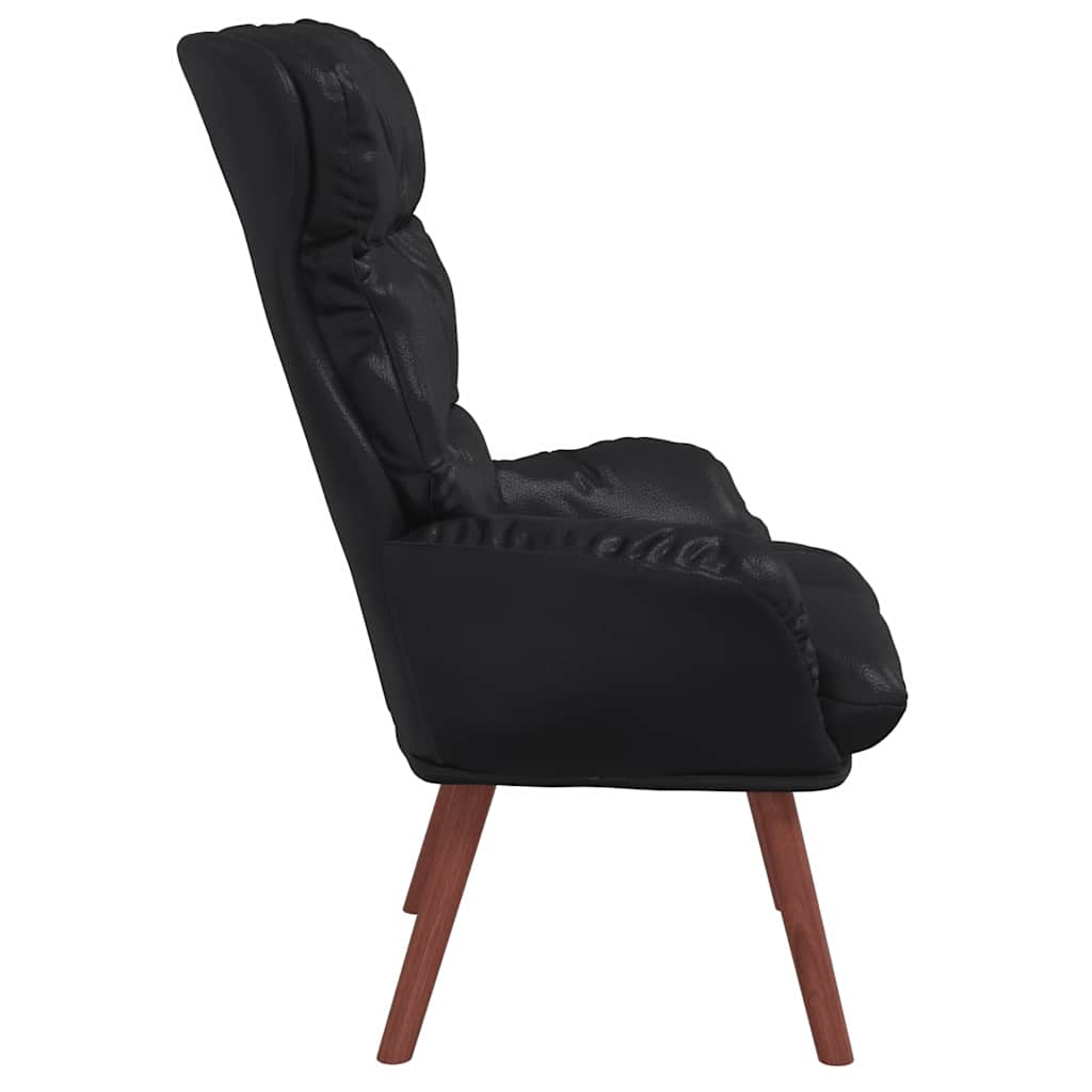 Fauteuil Zwart 69 x 74 x 93 cm Kunstleer