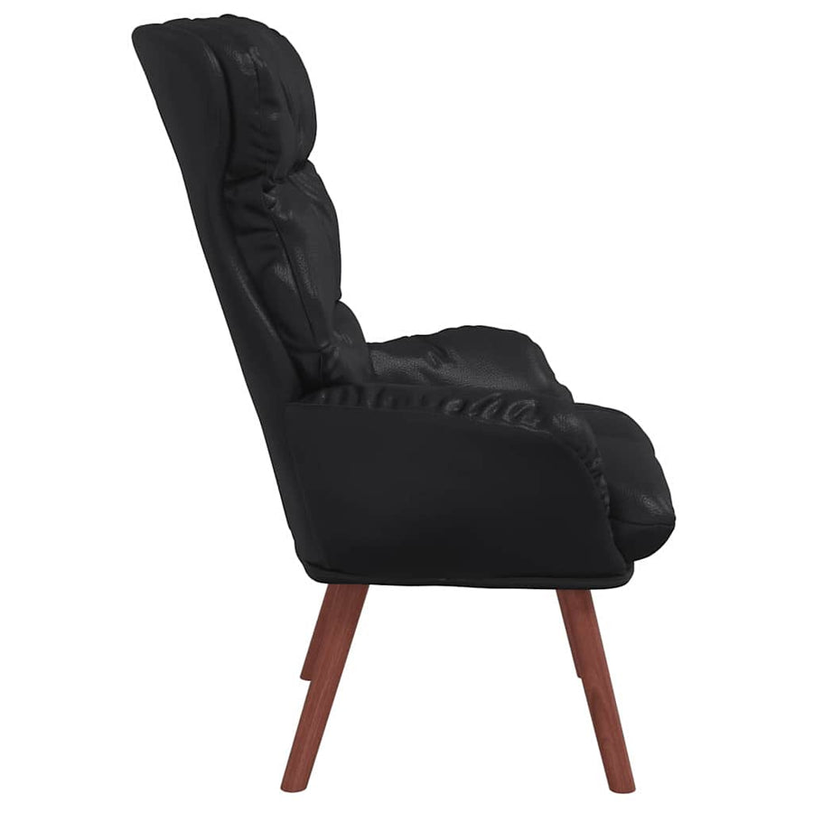 Fauteuil Zwart 69 x 74 x 93 cm Kunstleer