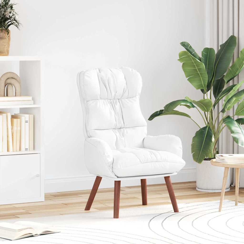 Fauteuil 69 X 74 X 93 Cm Kunstleer Wit