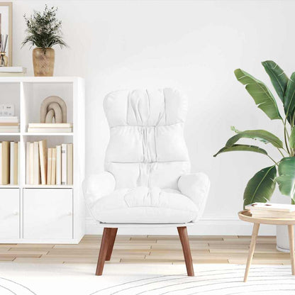 Fauteuil 69 X 74 X 93 Cm Kunstleer Wit