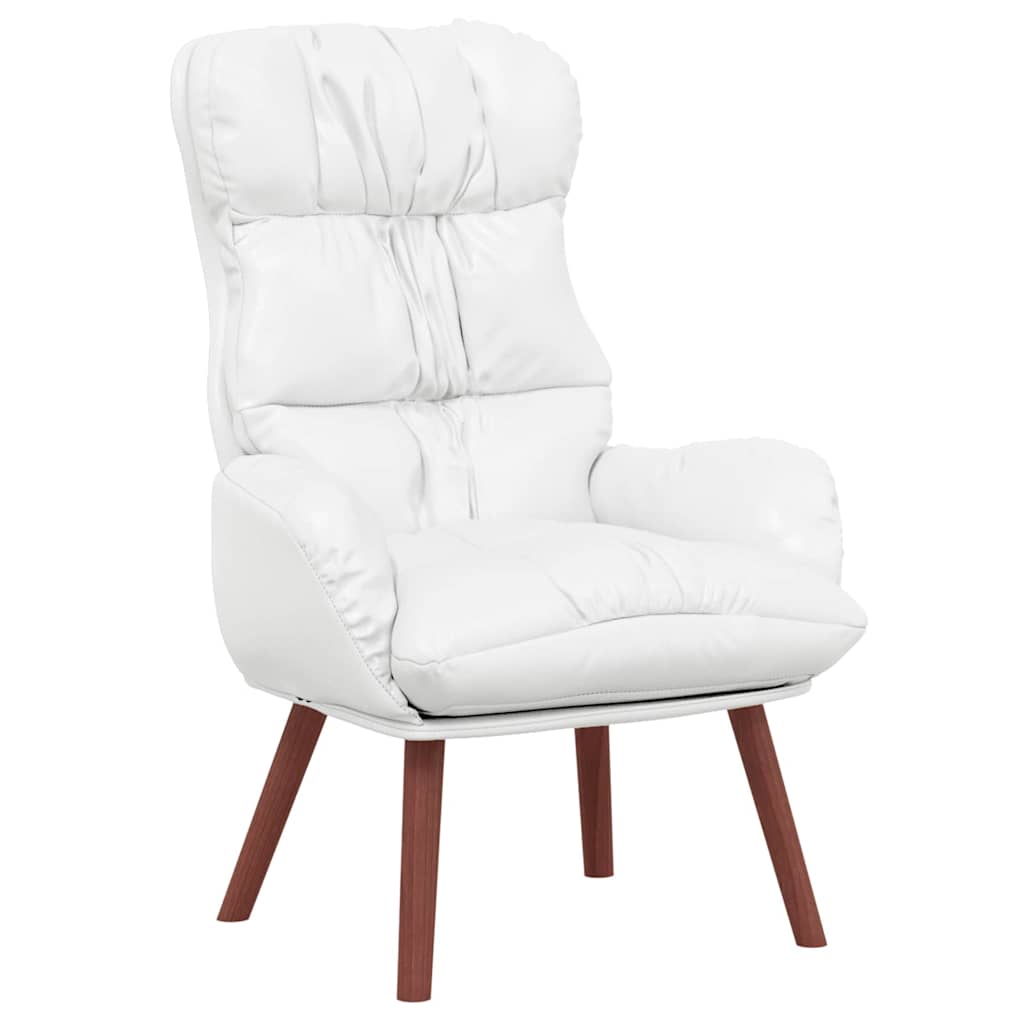 Fauteuil 69 X 74 X 93 Cm Kunstleer Wit