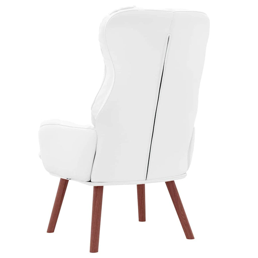 Fauteuil 69 X 74 X 93 Cm Kunstleer Wit