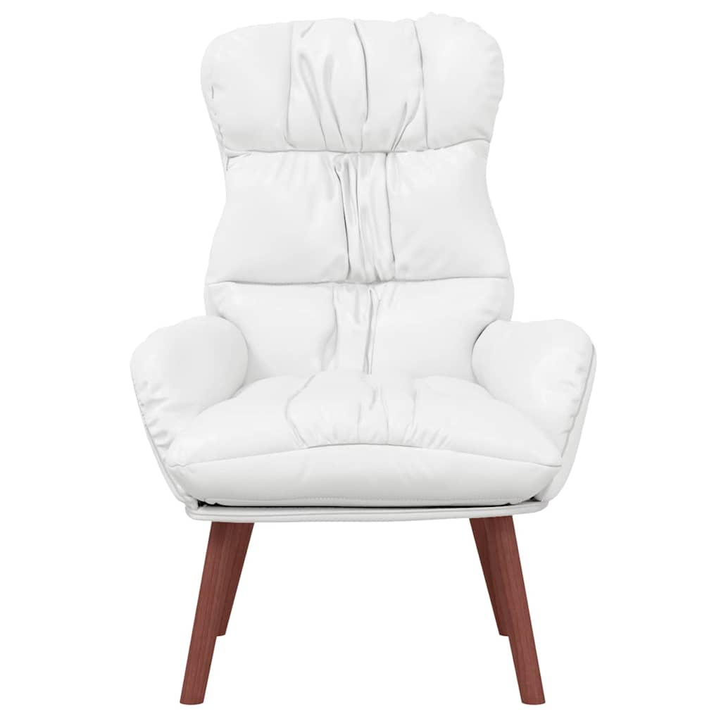 Fauteuil 69 X 74 X 93 Cm Kunstleer Wit