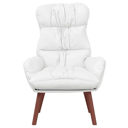 Fauteuil 69 X 74 X 93 Cm Kunstleer Wit