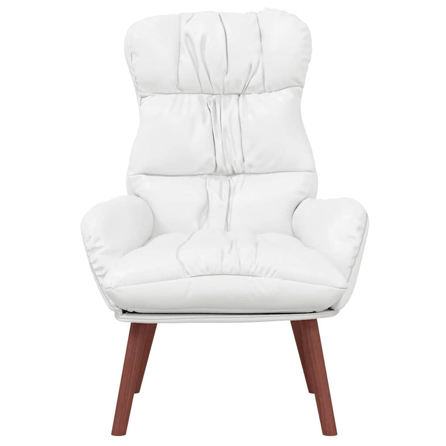 Fauteuil 69 X 74 X 93 Cm Kunstleer Wit